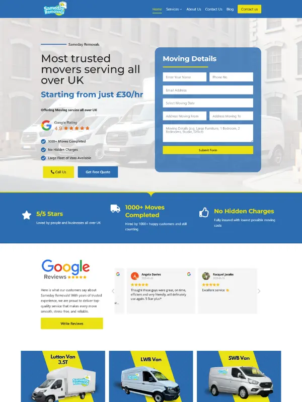 Sameday Removals